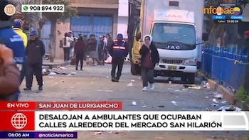 Desalojo en el mercado San