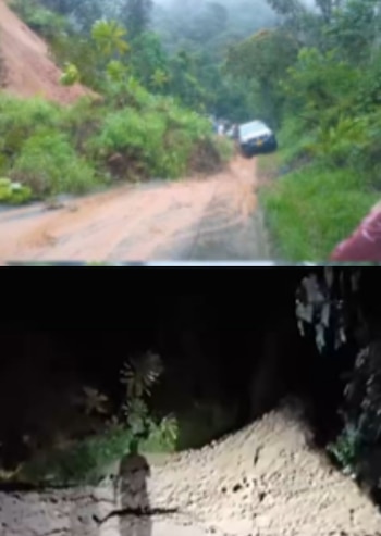 Paso restringido en la vía