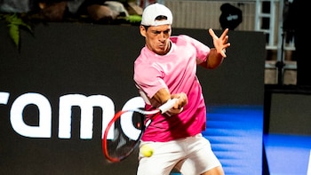 El argentino tras firmar su