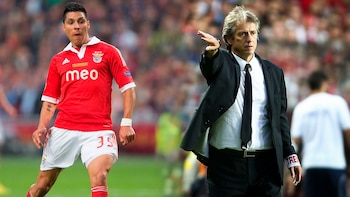 Enzo Pérez y Jorge Jesús