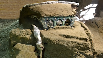 Una gran carroza ceremonial de