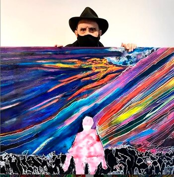 Luis Felipe Noé sostiene la