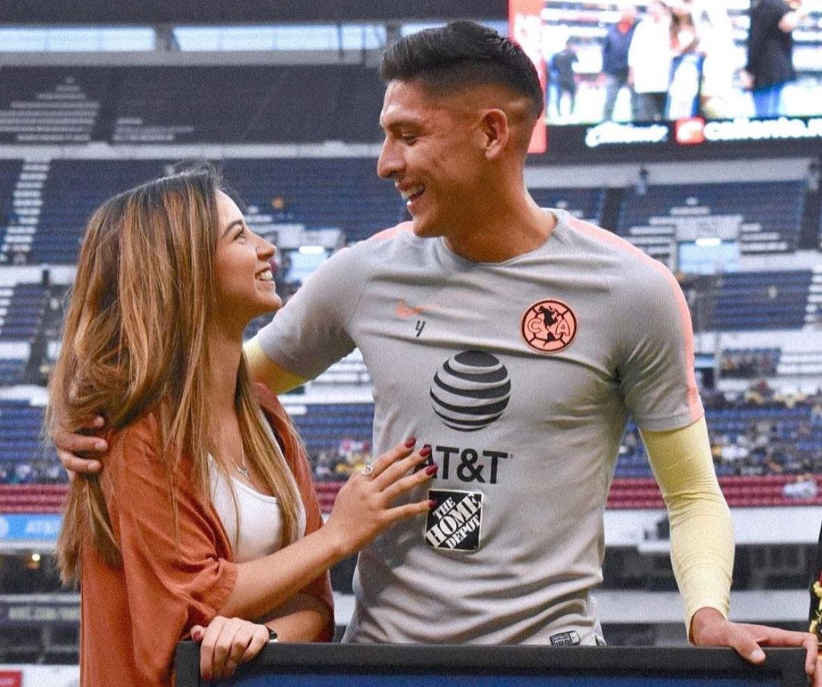 Edson Álvarez y su pareja Sofía Toache (Redes Sociales)