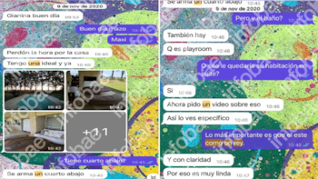 Chat entre Gianinna Maradona y Maximiliano Pomargo juicio por Maradona