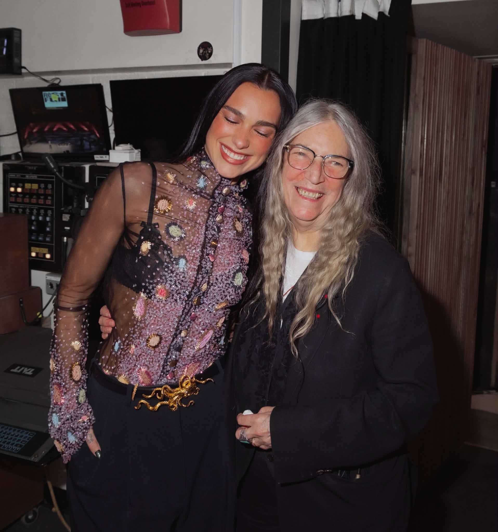 Dua Lipa con Patty Smith (Dua Lipa Instagram)