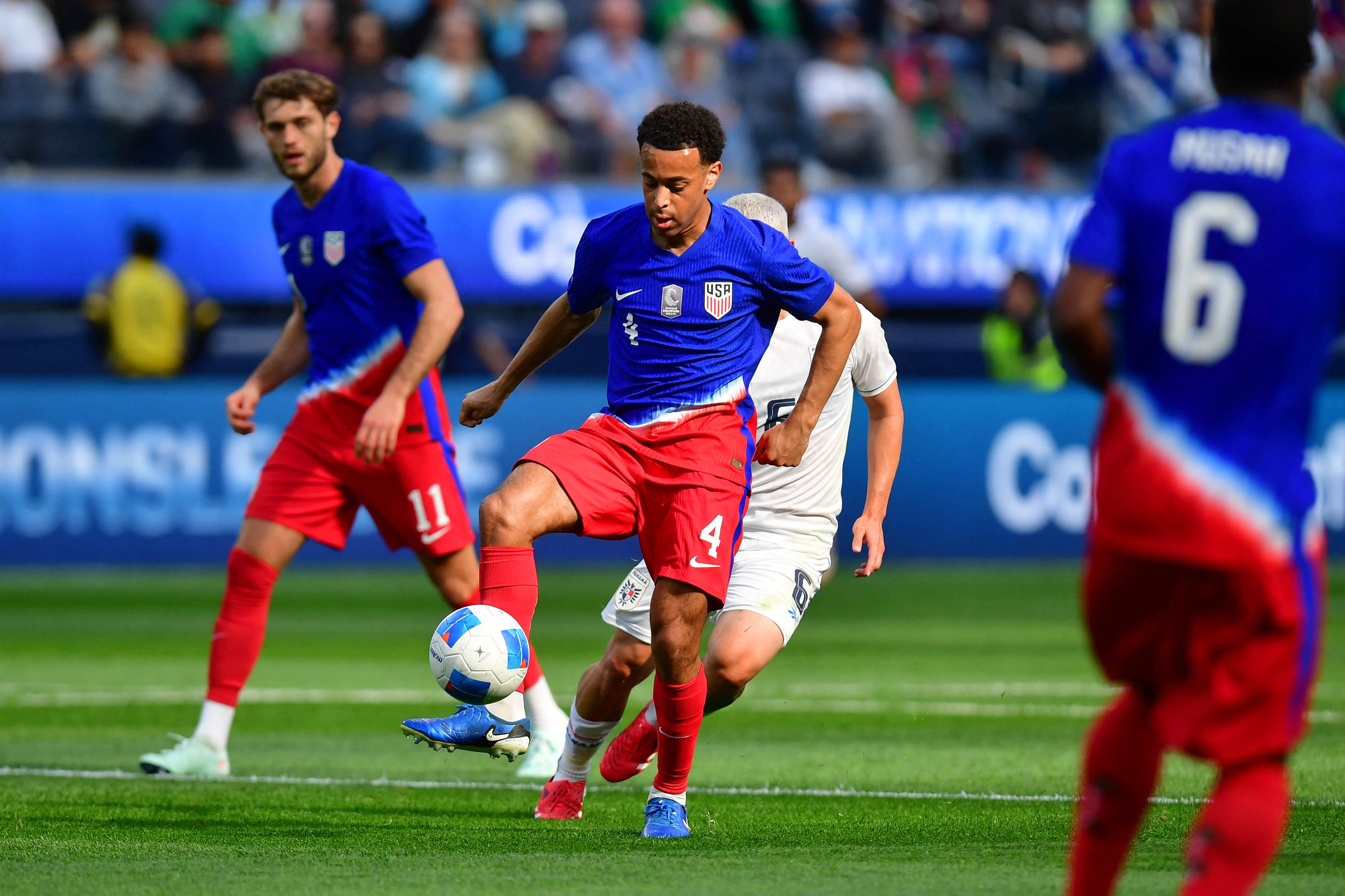 La baja de Tyler Adams se suma a la de otras figuras del equipo, priorizando su recuperación física para próximas competiciones (Mandatory Credit: Gary A. Vasquez-Imagn Images)