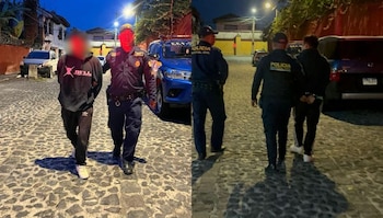 Alias 'Primo', uno de los detenidos, ya cuenta con antecedentes por atentado en 2020 y es investigado por otros hechos violentos recientes. (Cortesía: PNC de Guatemala)