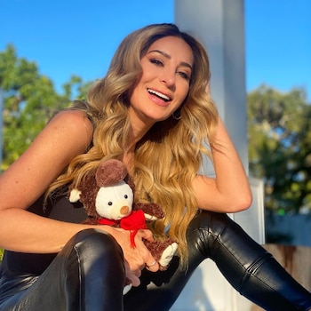 La actriz se dijo plena