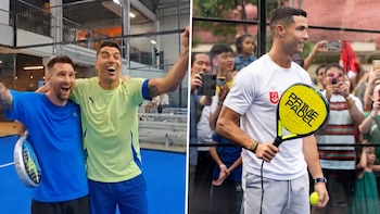 De Lionel Messi a Cristiano Ronaldo y Zinedine Zidane, el pádel conquista el mundo del fútbol con una lista que no para de crecer