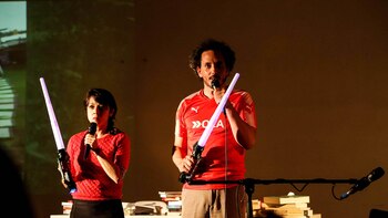 Félix Bruzzone y Monica Zwaig