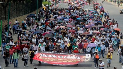 En Chiapas, muere maestro de supuesto paro cardiaco durante plantón de la CNTE  