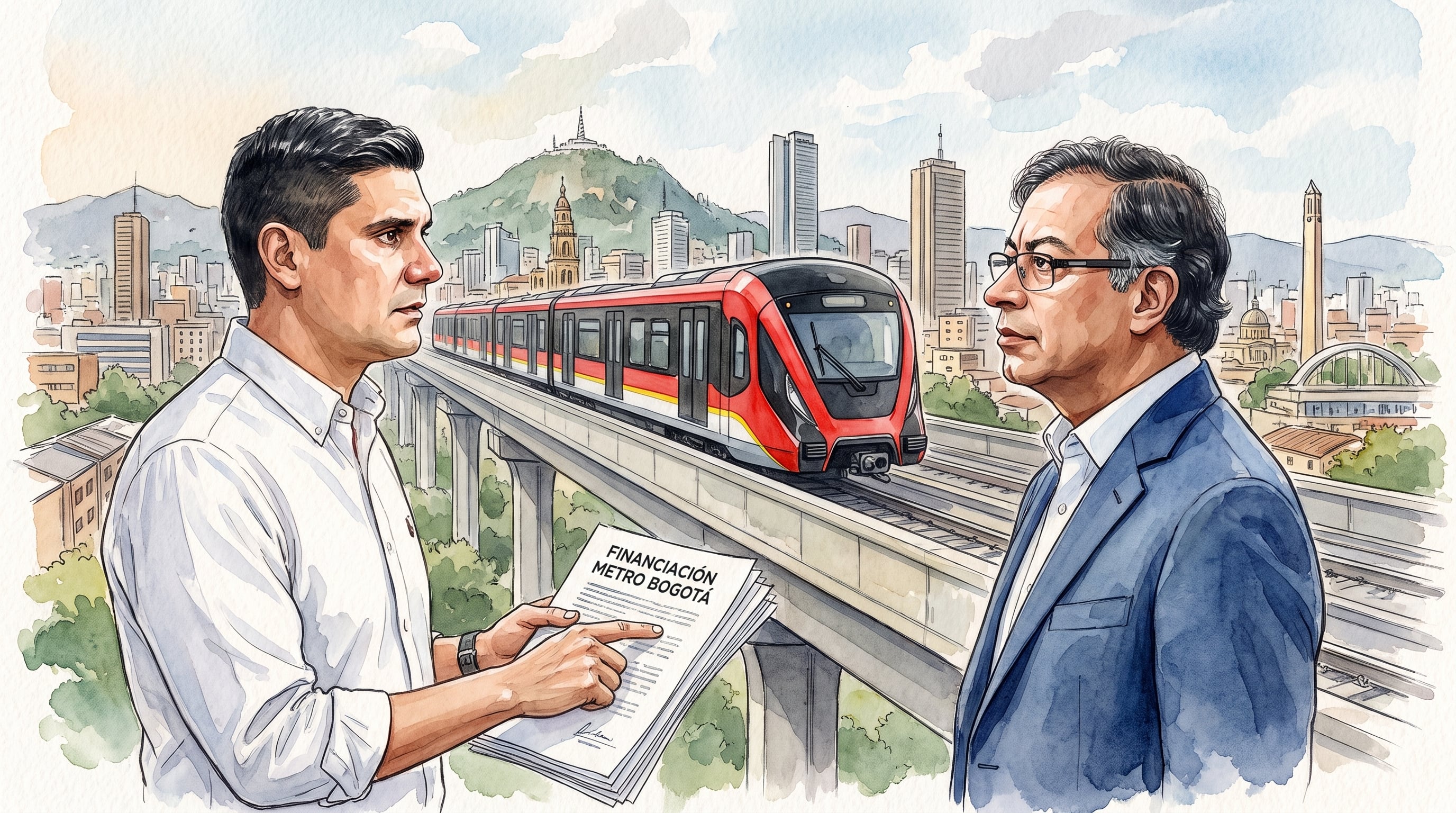 Gustavo Petro dejará a Bogotá sin recursos para la tercera línea del metro, aseguró el presidente del Concejo en carta a Abelardo de la Espriella: “Recuperar el tiempo perdido”