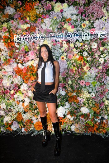 La actuación de la compositora,