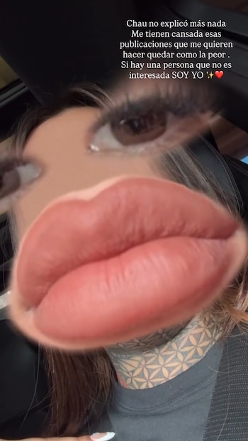 La joven afirmó que no