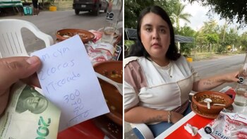 El chico apoyó a su