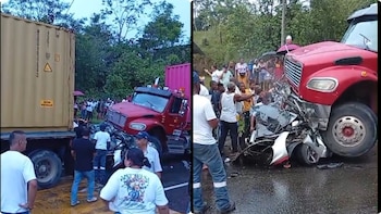 Video · Tractomula se quedó