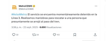 (X/ @MetroCDMX)