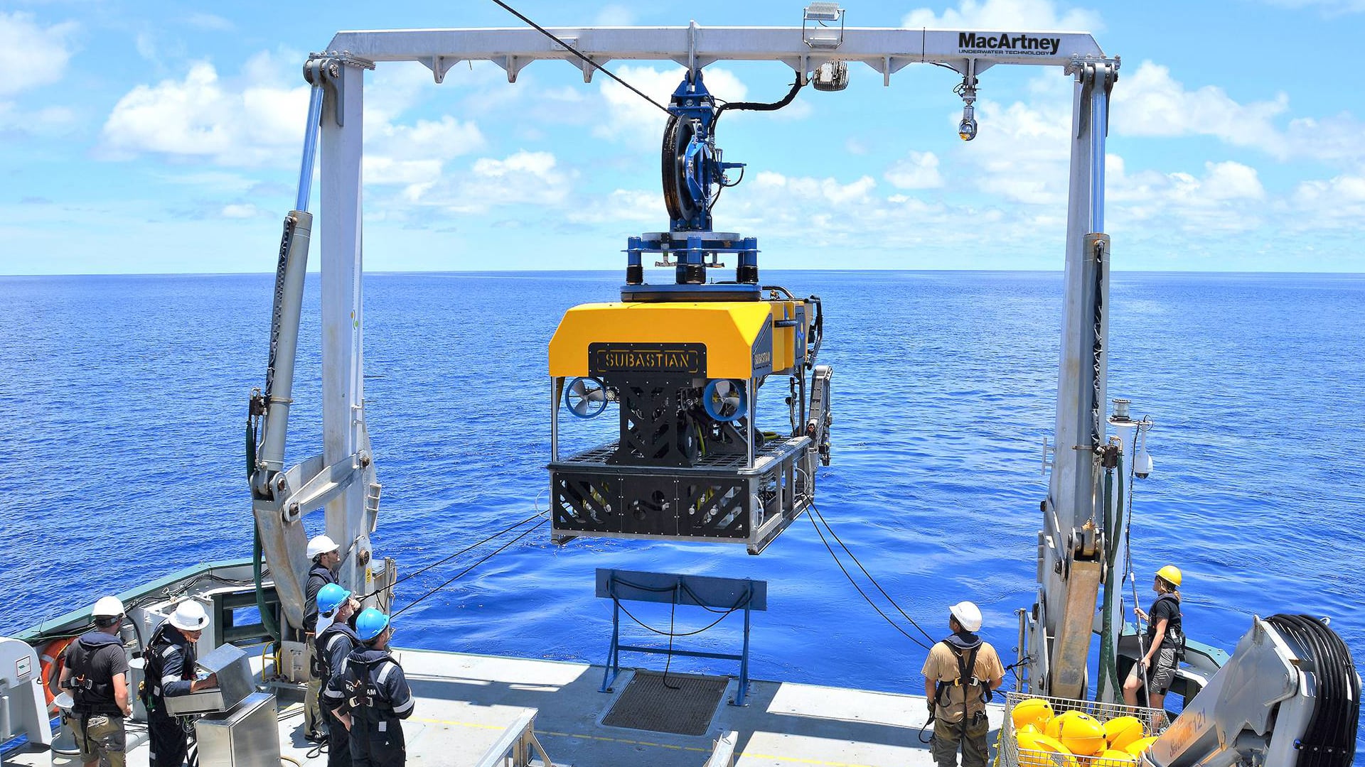 El uso del ROV SuBastian