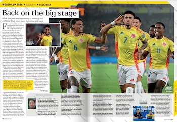La plantilla colombiana combina juventud y experiencia, con jugadores destacados en todas las líneas del campo-crédito Revista World Soccer-@velezfutbol/X