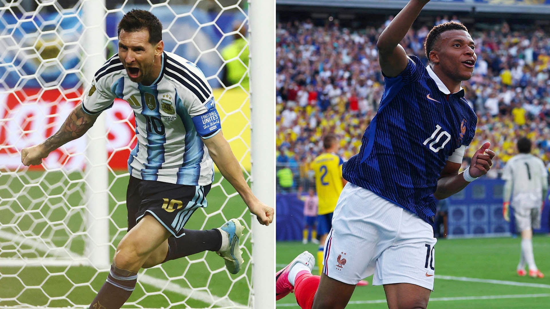 Lionel Messi y Kylian Mbappé disputan por ser el máximo goleador del Mundial 2026