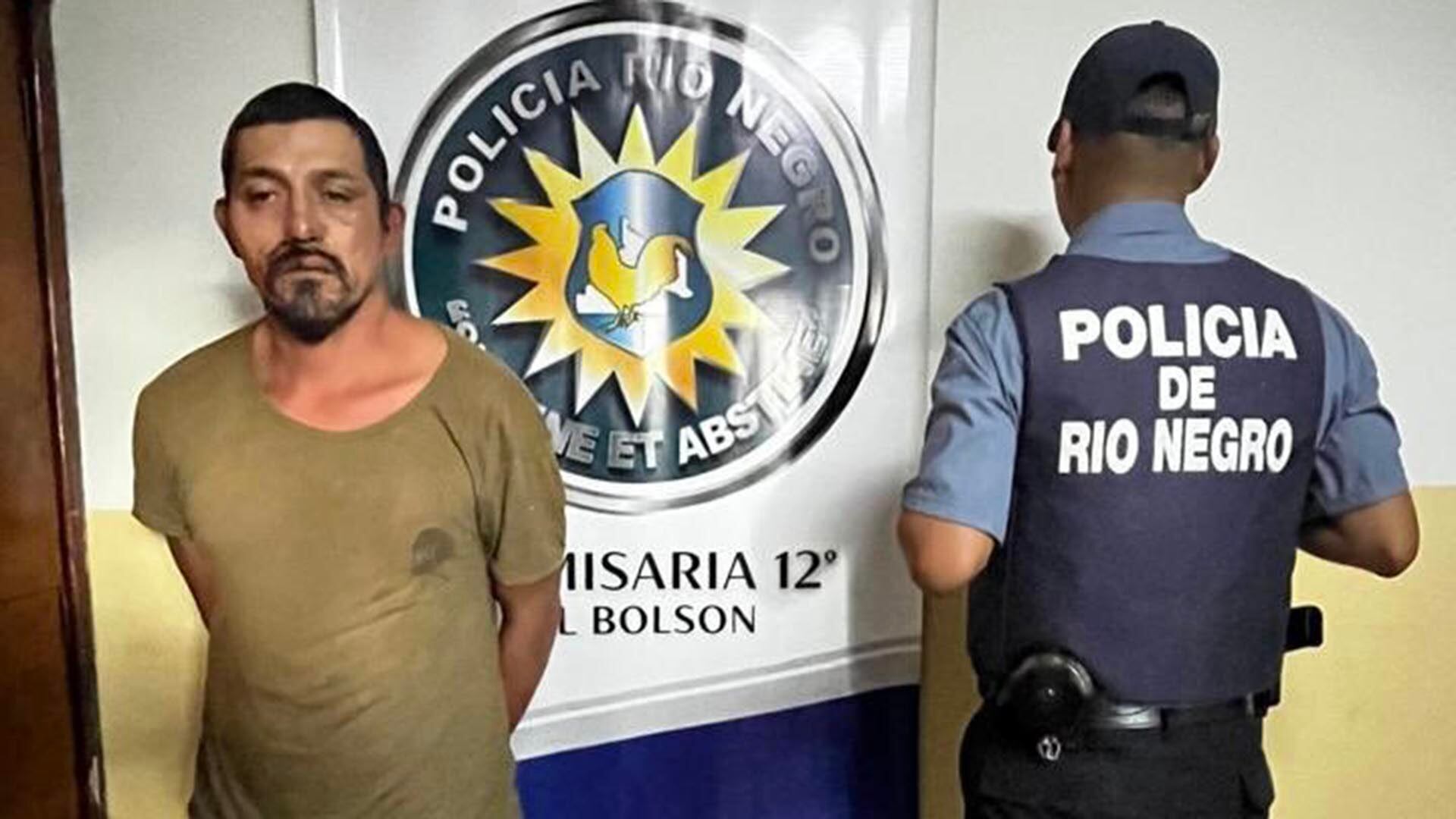 Facundo Jones Huala, el día que fue detenido por la Policía de Río Negro