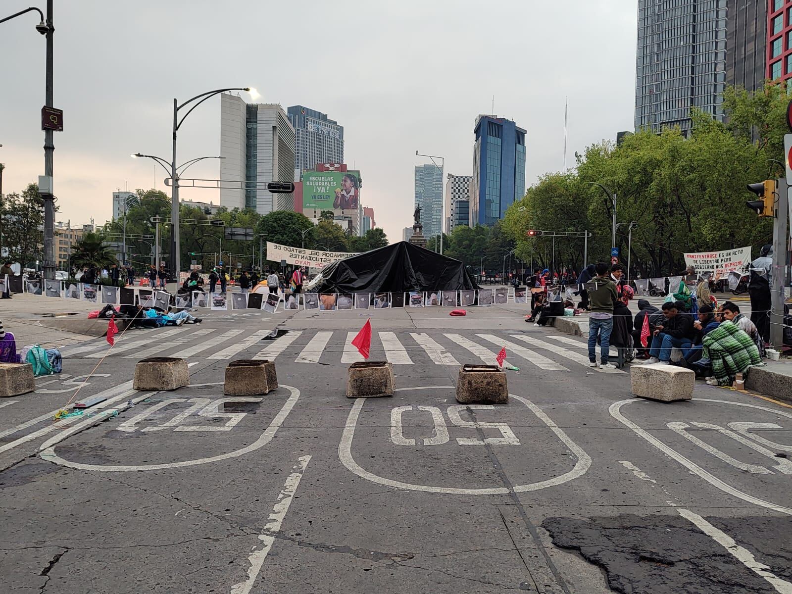 Estudiantes exigen un peritaje independiente tras la muerte de su compañero en Chiapas. (Joel Cano)