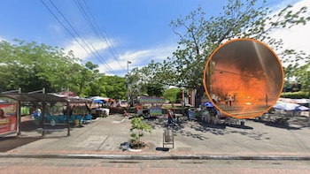 Taxista se habría prendido fuego en Girardot: el hombre parqueó cerca a una cancha y se roció con líquido combustible