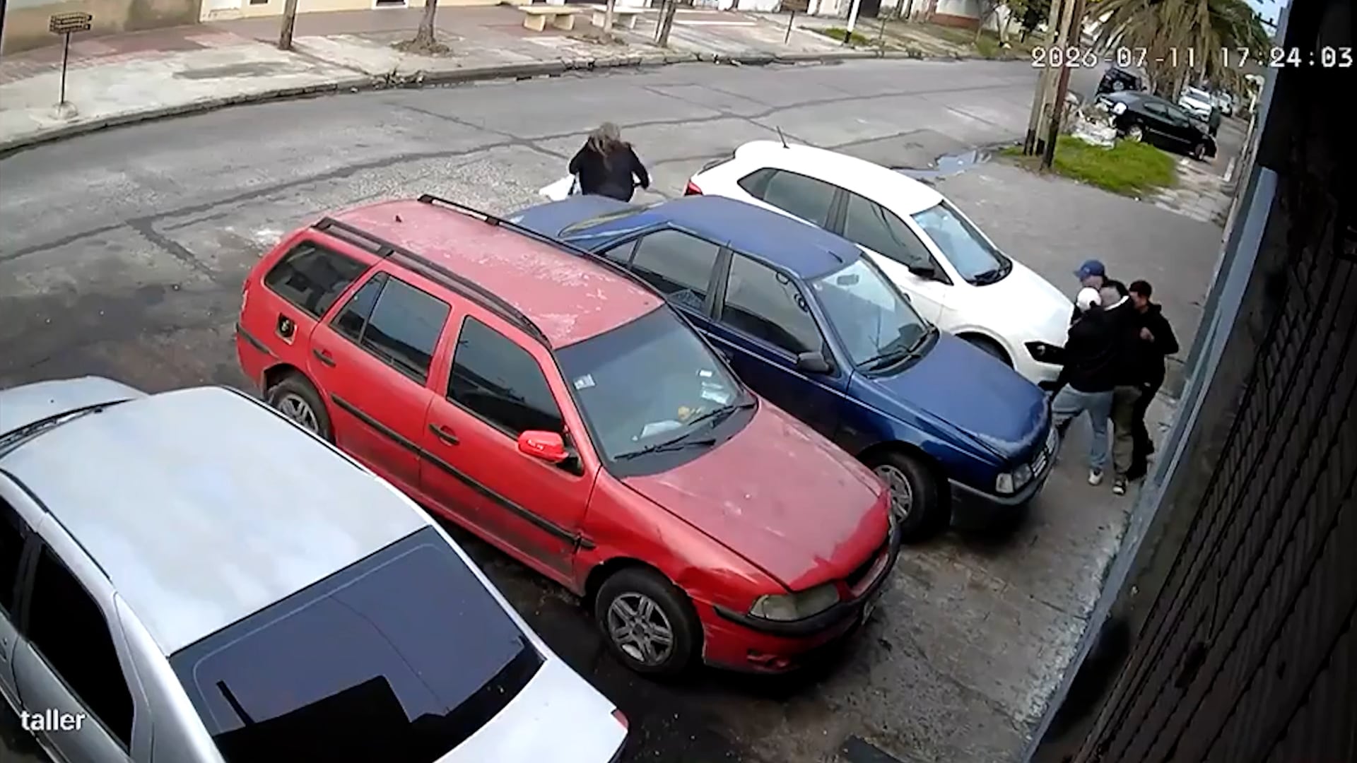 El momento del ataque.