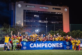 La selección Colombia consiguió su segundo título en el Sudamericano Sub17 - crédito Conmebol