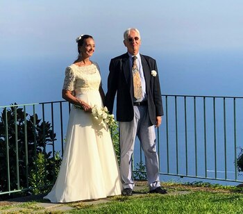 La pareja vive en Roma