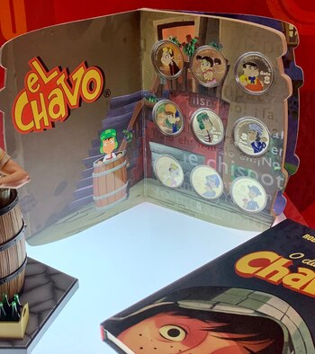 Monedas espaciales del "El Chavo del 8" por La Casa de Moneda de México
(Foto: Infobae México/ Marco Ruíz)