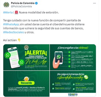 Los usuarios deben evitar compartir