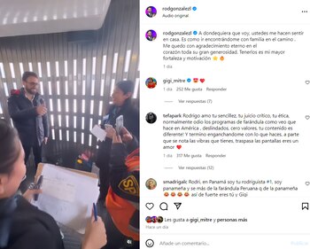 Rodrigo González agradece cariño de