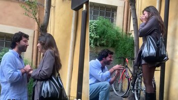 Una pareja protagoniza una propuesta de matrimonio única, capturada por error en un video que ya suma casi medio millón de visualizaciones en TikTok