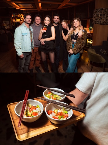 Brenda Gandini celebra su cumpleaños con amigos y karaoke