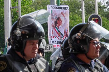 Granaderos resguardaron el Congreso de
