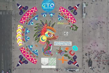 La "Alfombra monumental. Arte