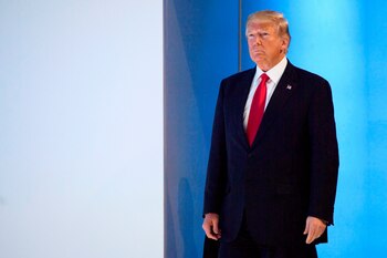 En la imagen, el presidente