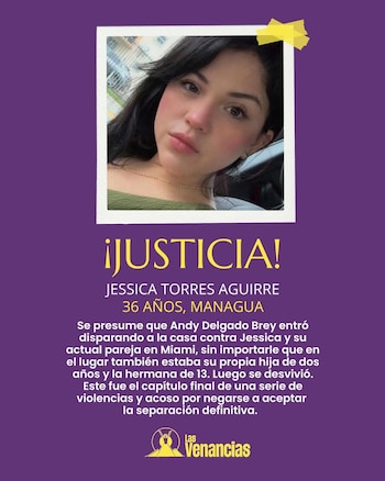 Familiares de Jessica Torres Aguirre dijeron que su expareja llegó a la casa y comenzó a disparar durante la madrugada del sábado. (Cortesía: Las Venecias)