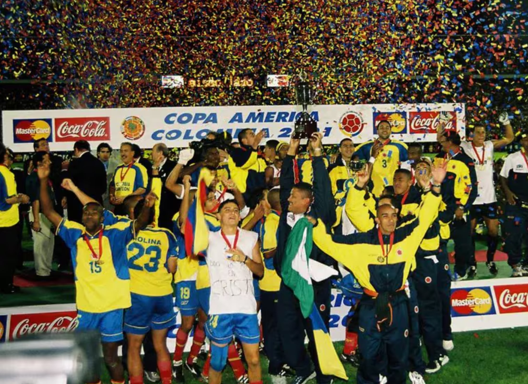Colombia se consagró en la Copa América el 29 de julio de 2001 - crédito Colprensa