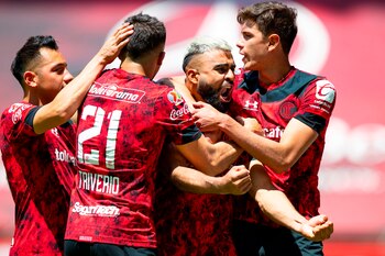 El jugador de Toluca Pedro