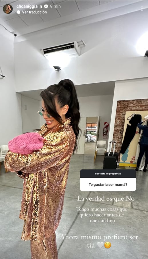 En septiembre de 2024, Charlotte comentó que en ese momento no quería ser madre (Instagram)