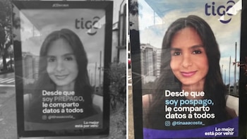 Tigo se refirió a polémico cartel publicitario con el rostro de una bella mujer que se hizo viral en redes sociales: “Desde que soy prepago...”