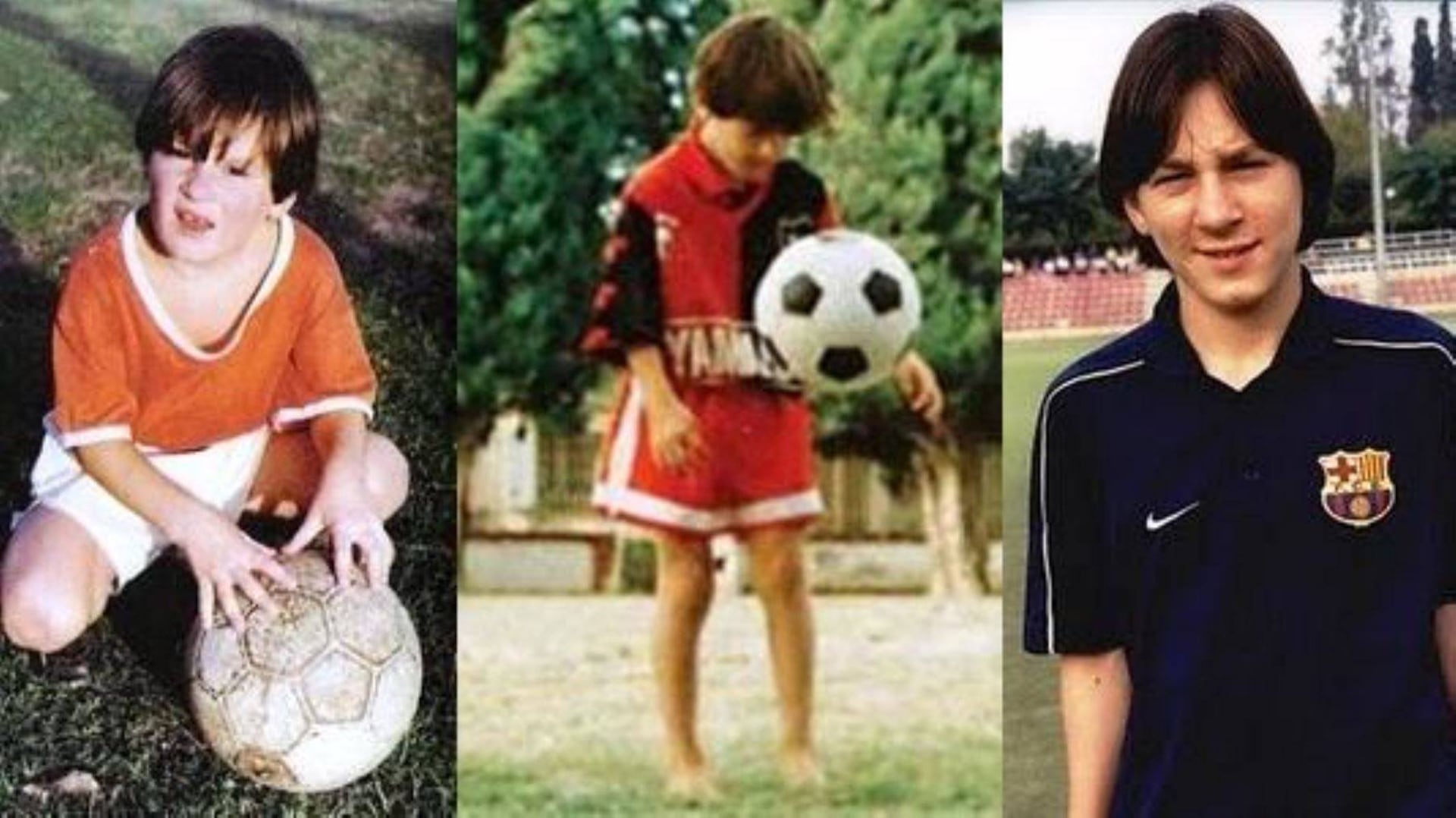 Messi y sus comienzos.