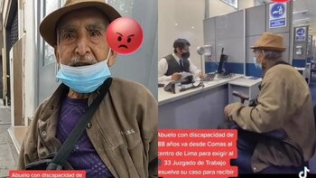 Abuelito va desde Comas hasta