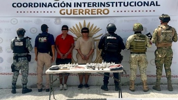 Capturan a dos presuntos integrantes del “GNG” con armas y droga en Acapulco