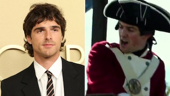 Jacob Elordi en 'Piratas del Caribe'. (Montaje realizado por Infobae)