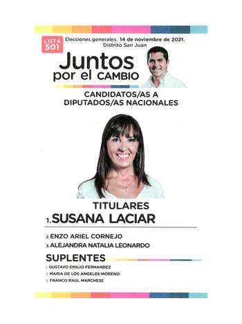 Foto: Boleta de Juntos por