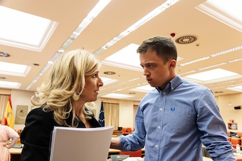 Yolanda Díaz e Iñigo Errejón,