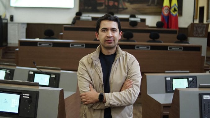 Daniel Briceño aseguró que los términos de más de 2.400 procesos permanecen suspendidos en la Comisión de Acusación. - crédito Concejo de Bogotá